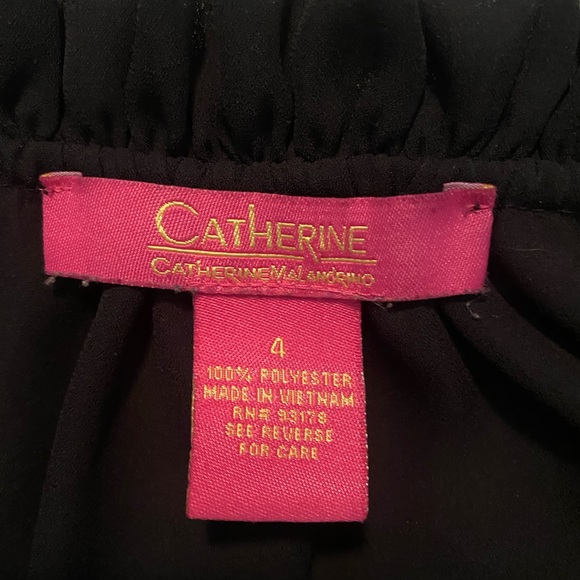 Black Blouse Size 4 (Medium) Catherine Malandrino Originally $65 selling for $45 - Picture 5 of 5